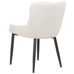 Esszimmerstuhl 2er Set Stoff Cremeweiss EVERLY