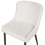 Esszimmerstuhl 2er Set Stoff Cremeweiss EVERLY