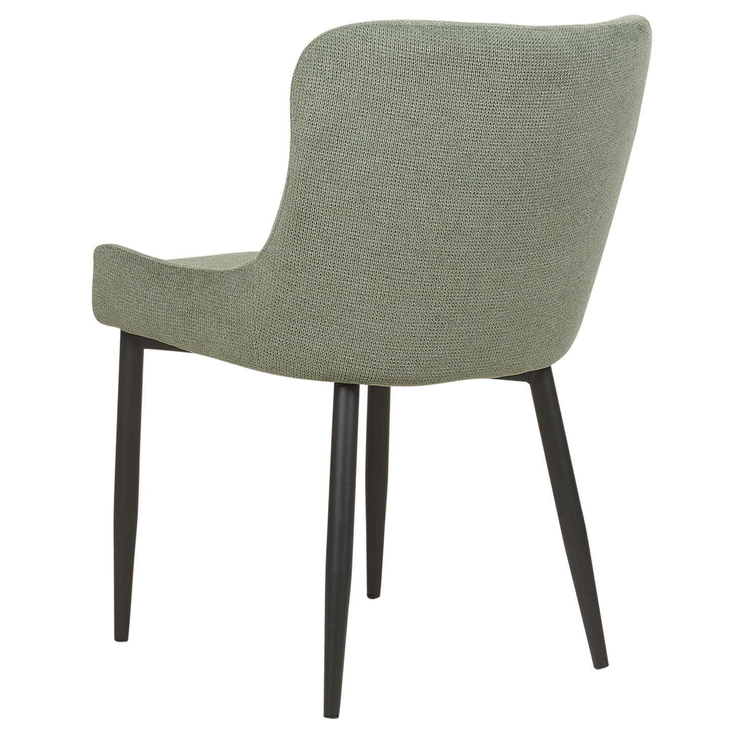 Esszimmerstuhl 2er Set Stoff Grün EVERLY
