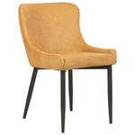 Esszimmerstuhl 2er Set Stoff Gelb EVERLY
