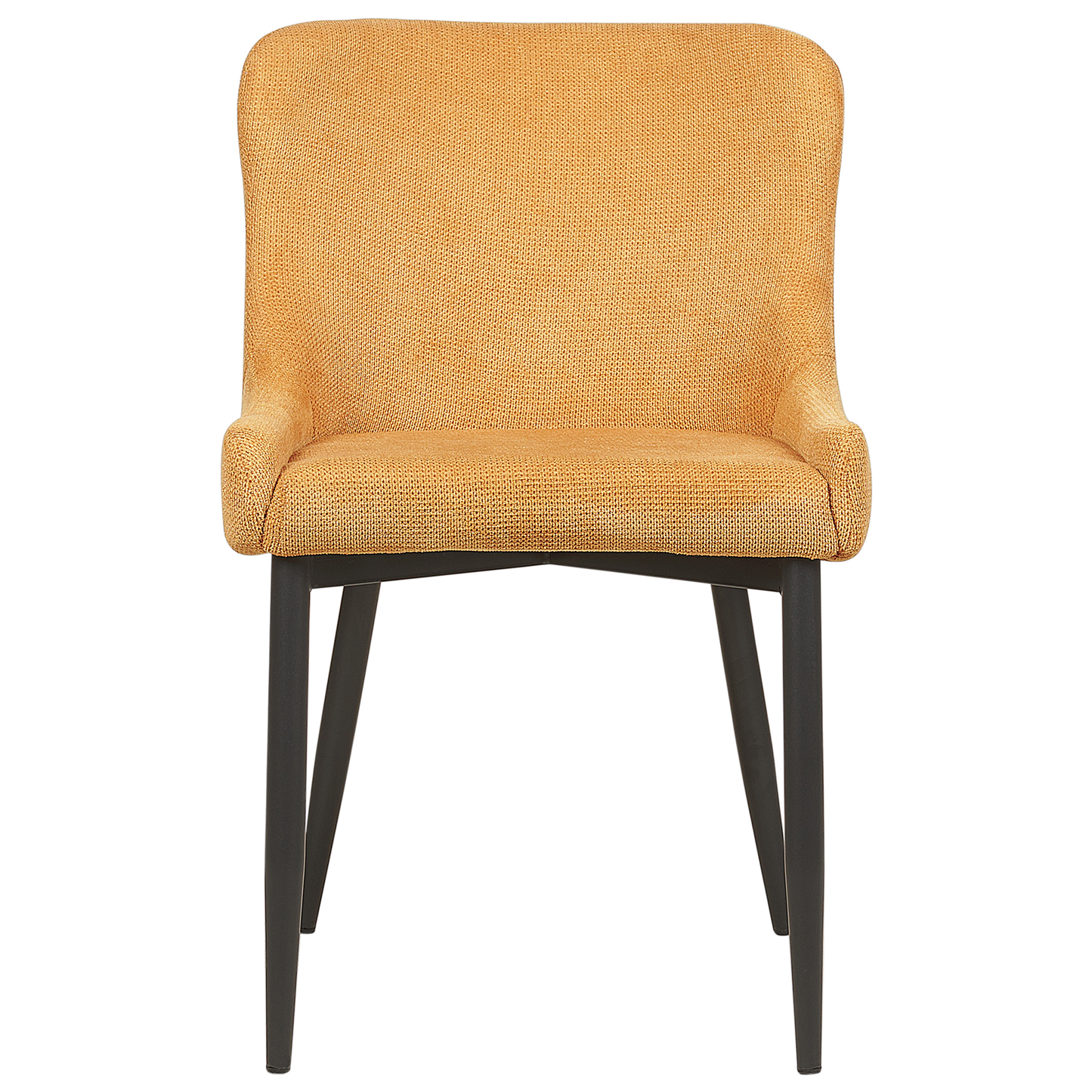 Esszimmerstuhl 2er Set Stoff Gelb EVERLY