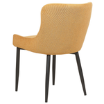Esszimmerstuhl 2er Set Stoff Gelb EVERLY