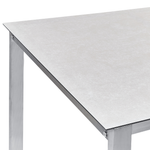 Gartentisch COSOLETO 180 cm 90 cm Glas Weiss
