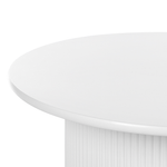 Couchtisch MDF-Platte Gefärbt Weiss OLLIE