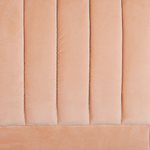 Bett mit Lattenrost Samtstoff MARVILLE 160 x 200 cm Pfirsichrosa