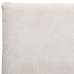 Bett mit Lattenrost Cord MELLE 140 x 200 cm Hellbeige