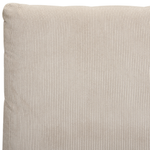 Bett mit Lattenrost Cord MELLE 140 x 200 cm Taupe