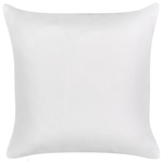 Gartenkissen 2er Set TORBORA Pflanzenmuster 45 x 45 cm Weiss Blau