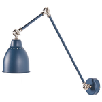 Wandlampe MISSISSIPPI verstellbar Metall Dunkelblau