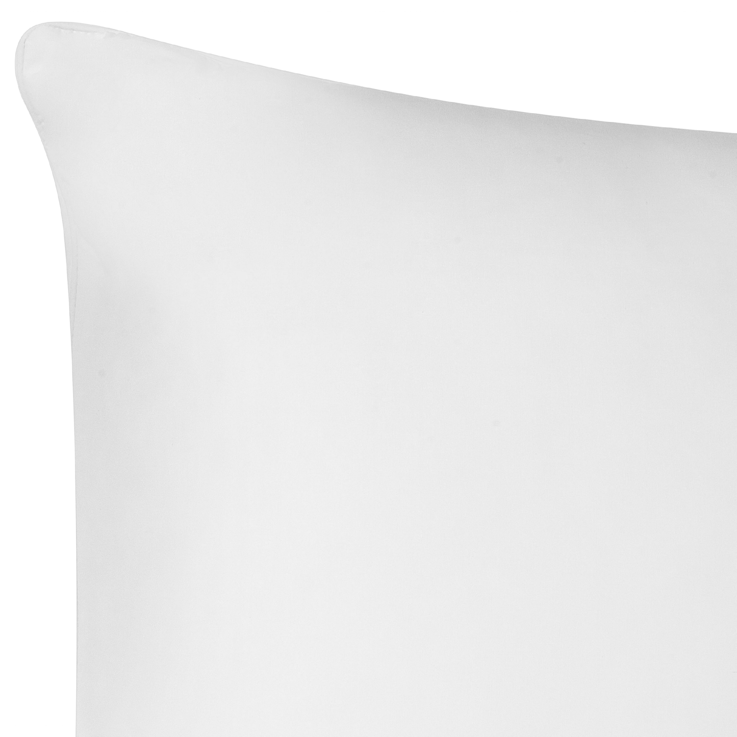 Kissen 2er Set TRIGLAV Niedrig Polyester 80 x 80 cm Weiss