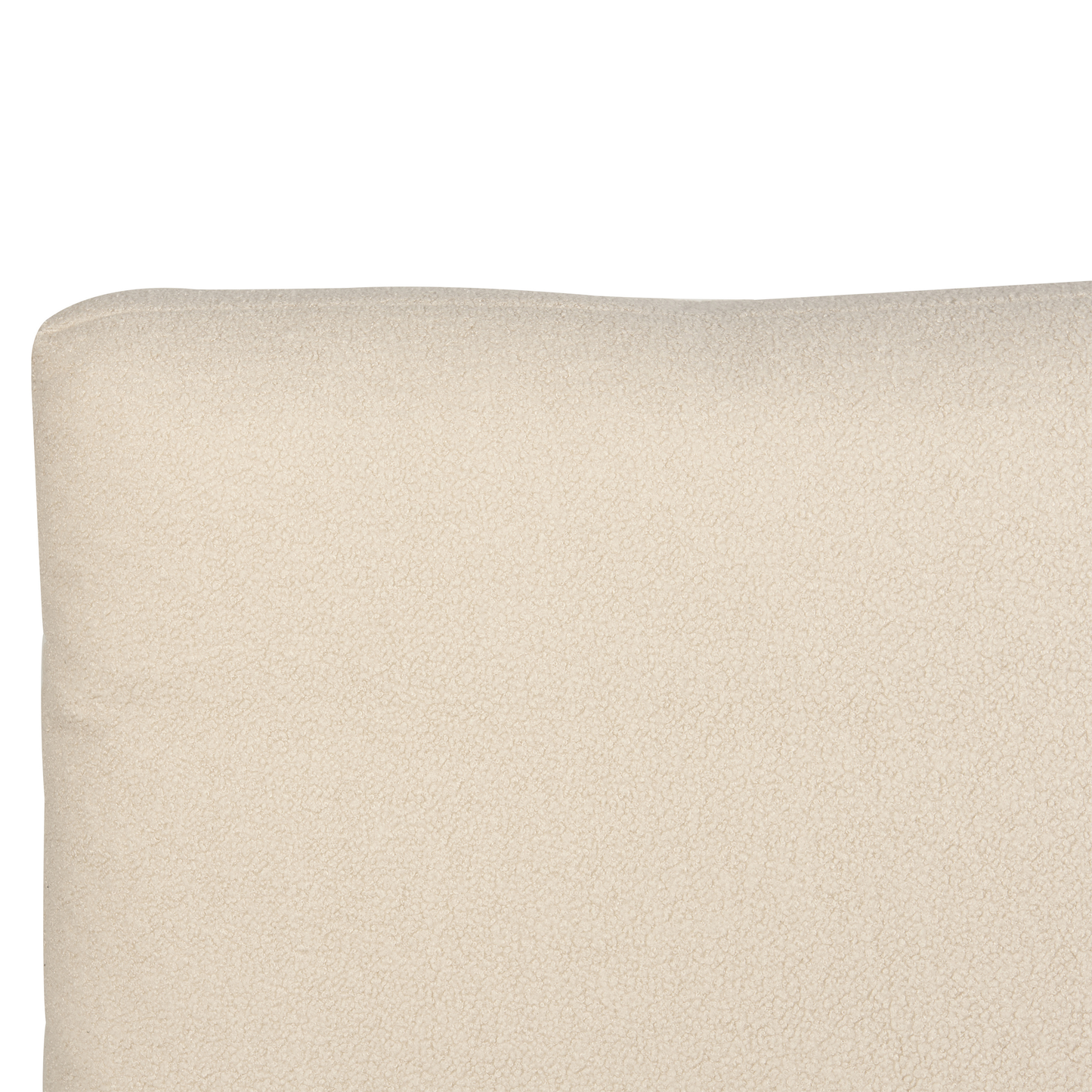 Bett mit Lattenrost Bouclé MELLE 160 x 200 cm Beige