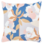 Gartenkissen 2er Set VEREZZI Blumenmuster 45 x 45 cm Bunt