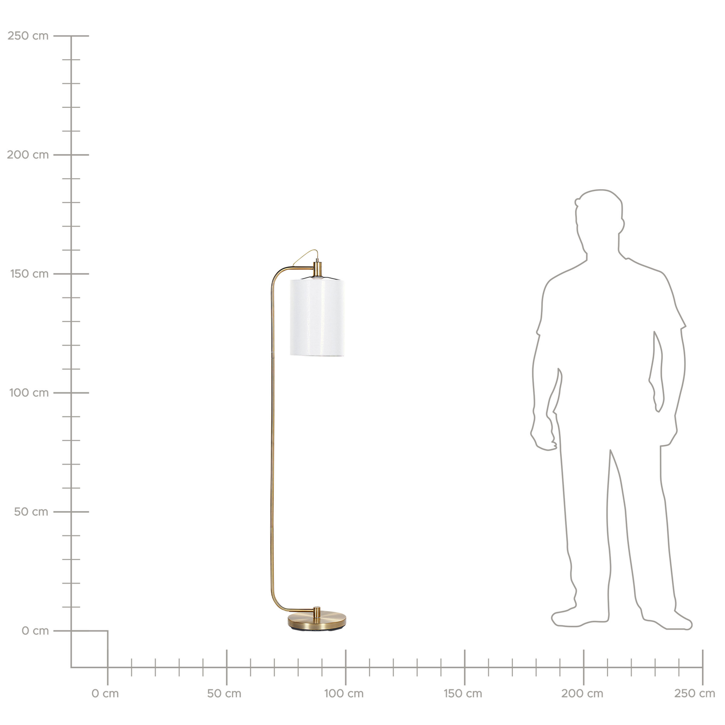 Stehlampe LIBERIA Metall Kupfer