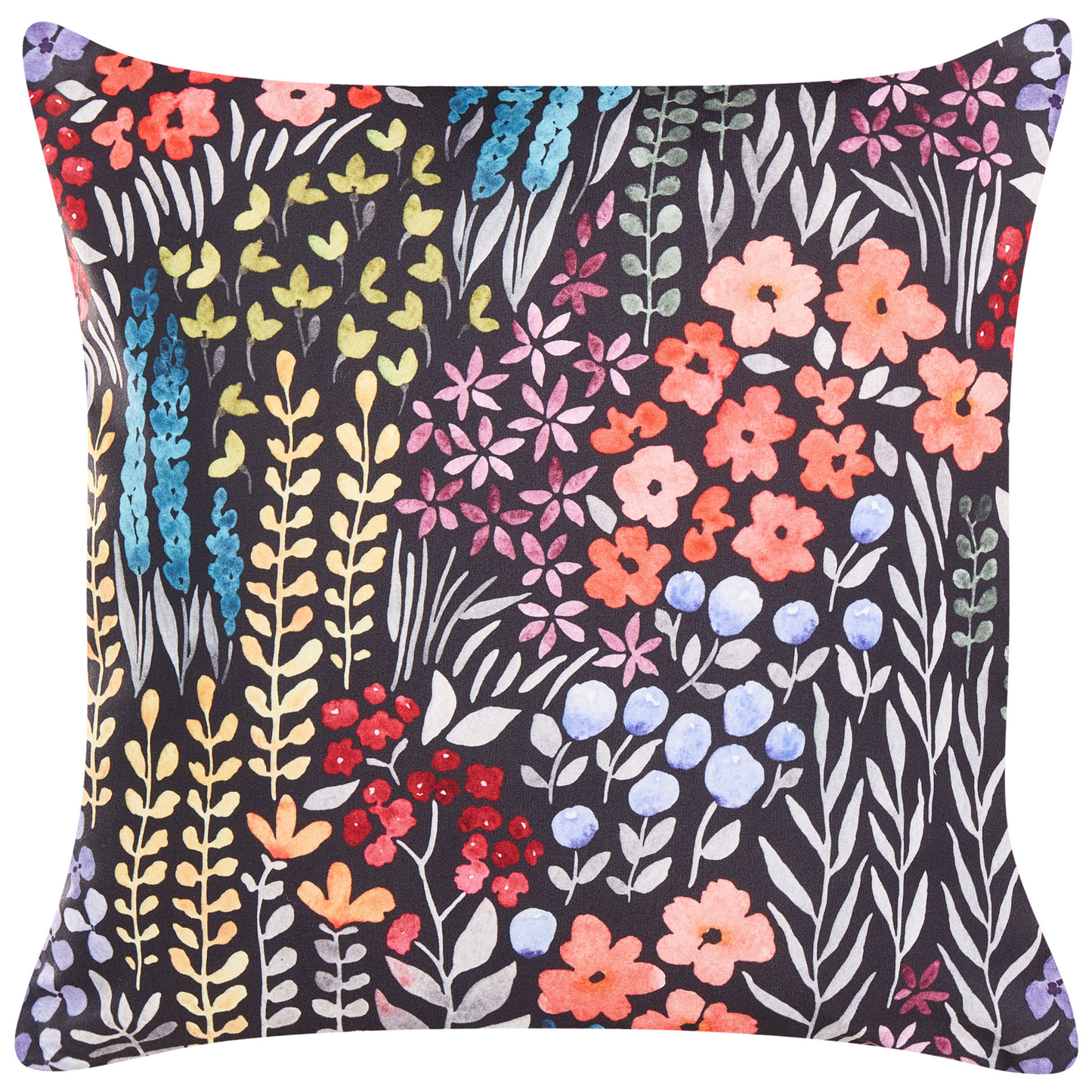 Gartenkissen 2er Set CASTELARO Blumenmuster 45 x 45 cm Bunt