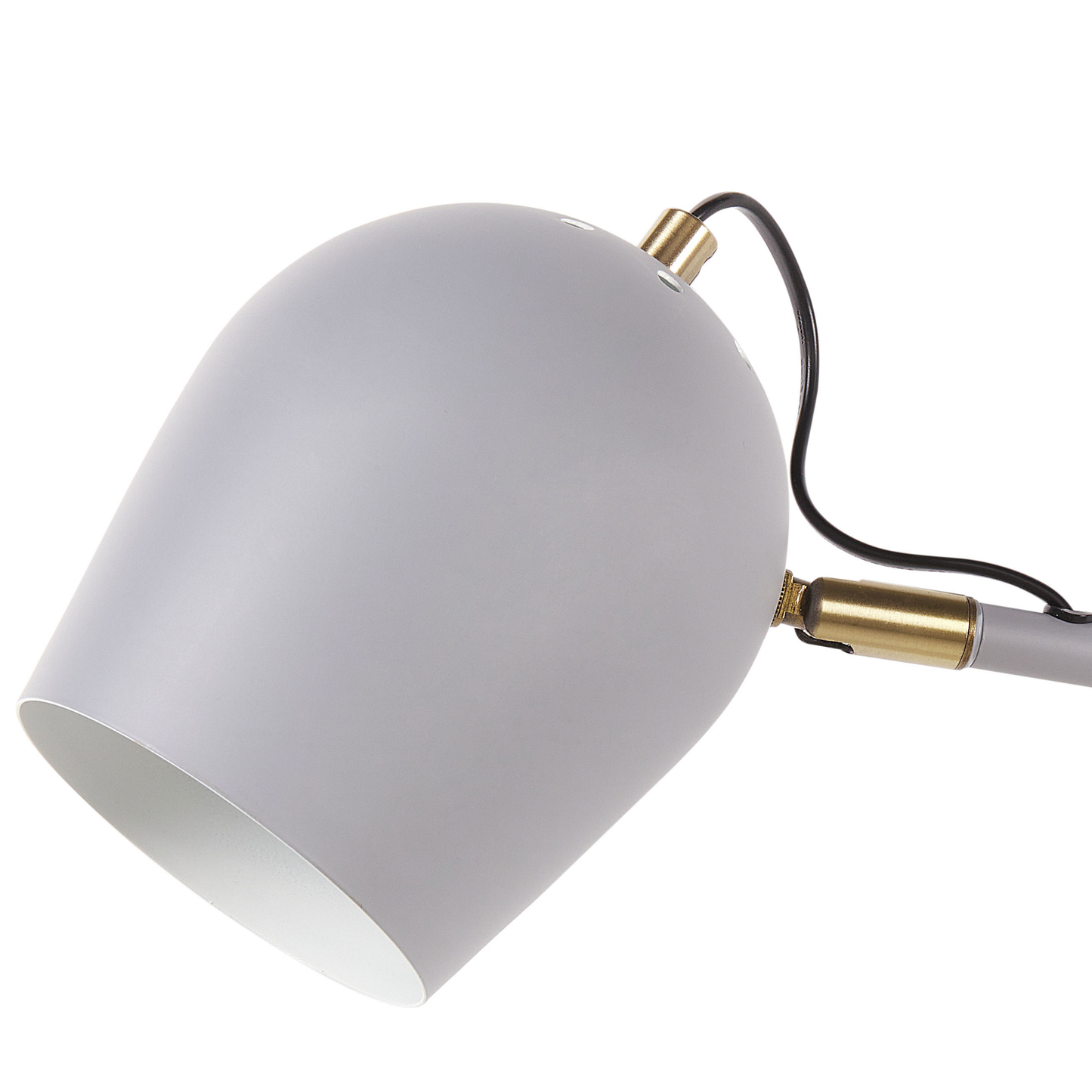 Wandlampe ESTRELLA verstellbar Metall Hellgrau