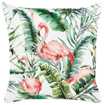Gartenkissen 2er Set ELLERA Tiermuster 45 x 45 cm Grün