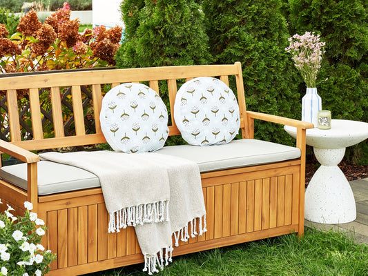 Kissen 2er Set Grün CUNEO 40 x 40 cm