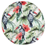 Gartenkissen 2er Set MALLARE Tiermuster 40 x 40 cm Grün