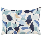 Gartenkissen 2er Set VEGLINO Pflanzenmuster 40 x 60 cm Blau