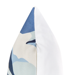 Gartenkissen 2er Set VEGLINO Pflanzenmuster 40 x 60 cm Blau