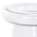 Beistelltisch Glas transparent rund ⌀ 39 cm CALDERA