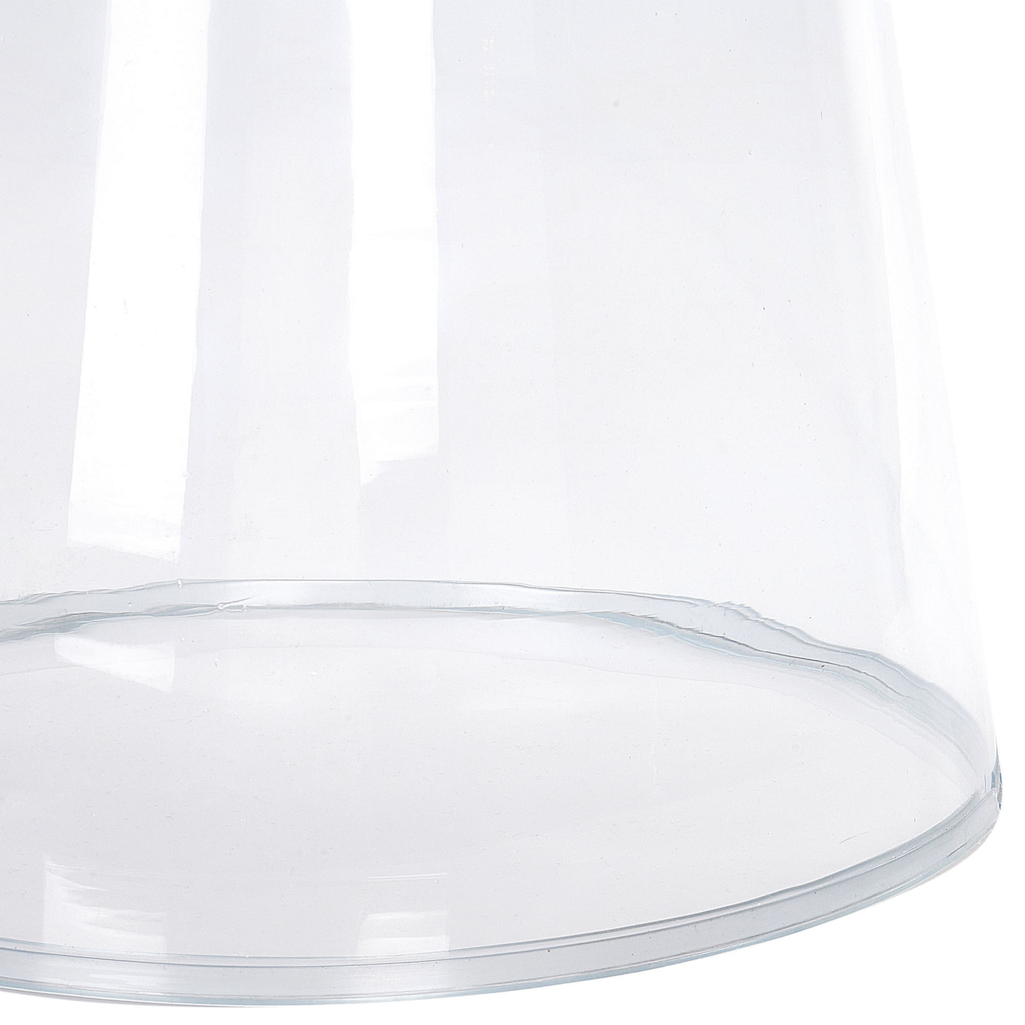 Beistelltisch Glas transparent rund ⌀ 39 cm CALDERA