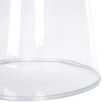 Beistelltisch Glas transparent rund ⌀ 39 cm CALDERA