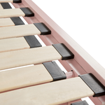 Ausziehbett Metall TULLE 90 x 200 cm Pastellrosa