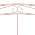 Ausziehbett Metall TULLE 90 x 200 cm Pastellrosa