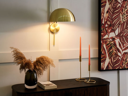 Wandlampe WAMPU Metall Gold