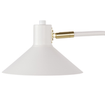 Wandlampe BALIEM verstellbar Metall Weiss