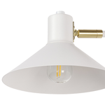 Wandlampe BALIEM verstellbar Metall Weiss