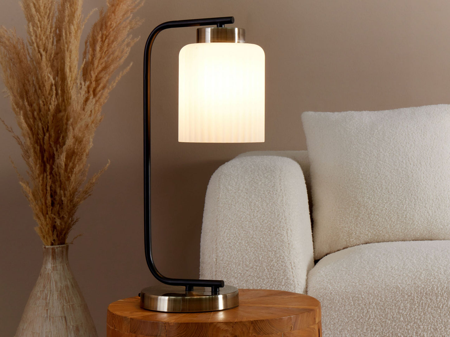 Tischleuchte CAUDELO Metall Schwarz