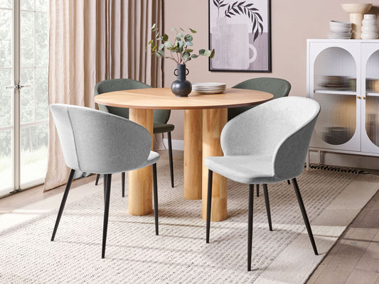 Esszimmerstuhl 2er Set MASON Hellgrau