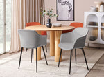 Esszimmerstuhl 2er Set ELIM Hellgrau