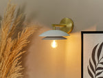 Wandlampe LASOLO Metall Weiss