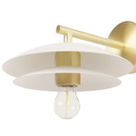 Wandlampe LASOLO Metall Weiss