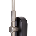 Wandlampe SISSA verstellbar Metall Schwarz