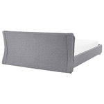 Wasserbett Polsterbezug grau 180 x 200 cm PARIS