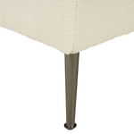 Chaiselongue Bouclé cremeweiss rechtsseitig RIOM