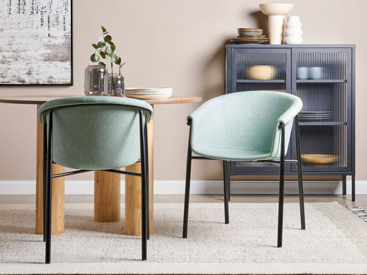 Esszimmerstuhl 2er Set AMES Mintgrün
