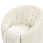 Sessel MALUNG Samtstoff Cremeweiss