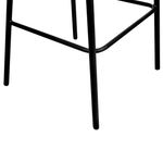 Set mit 2 Barstühlen MINA Bouclé Hellgrau