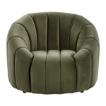 Sessel MALUNG Samtstoff Dunkelgrün