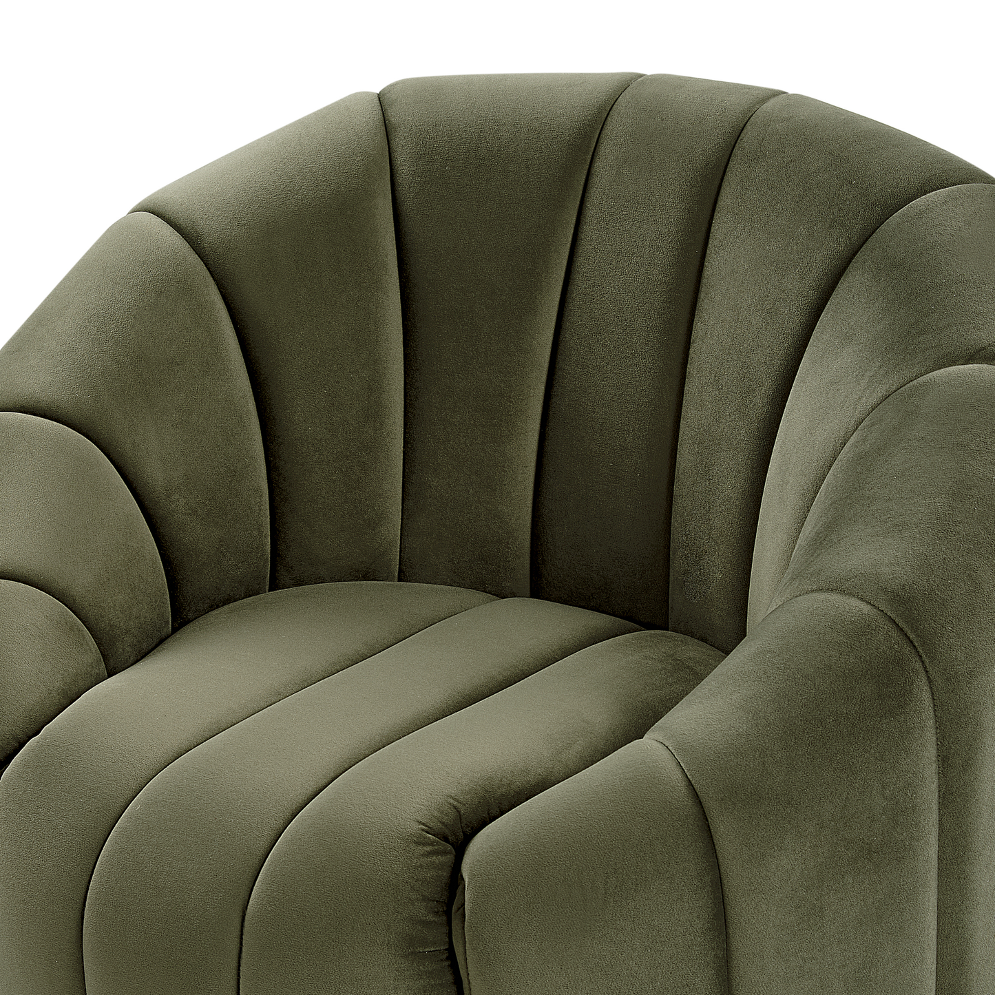 Sessel MALUNG Samtstoff Dunkelgrün