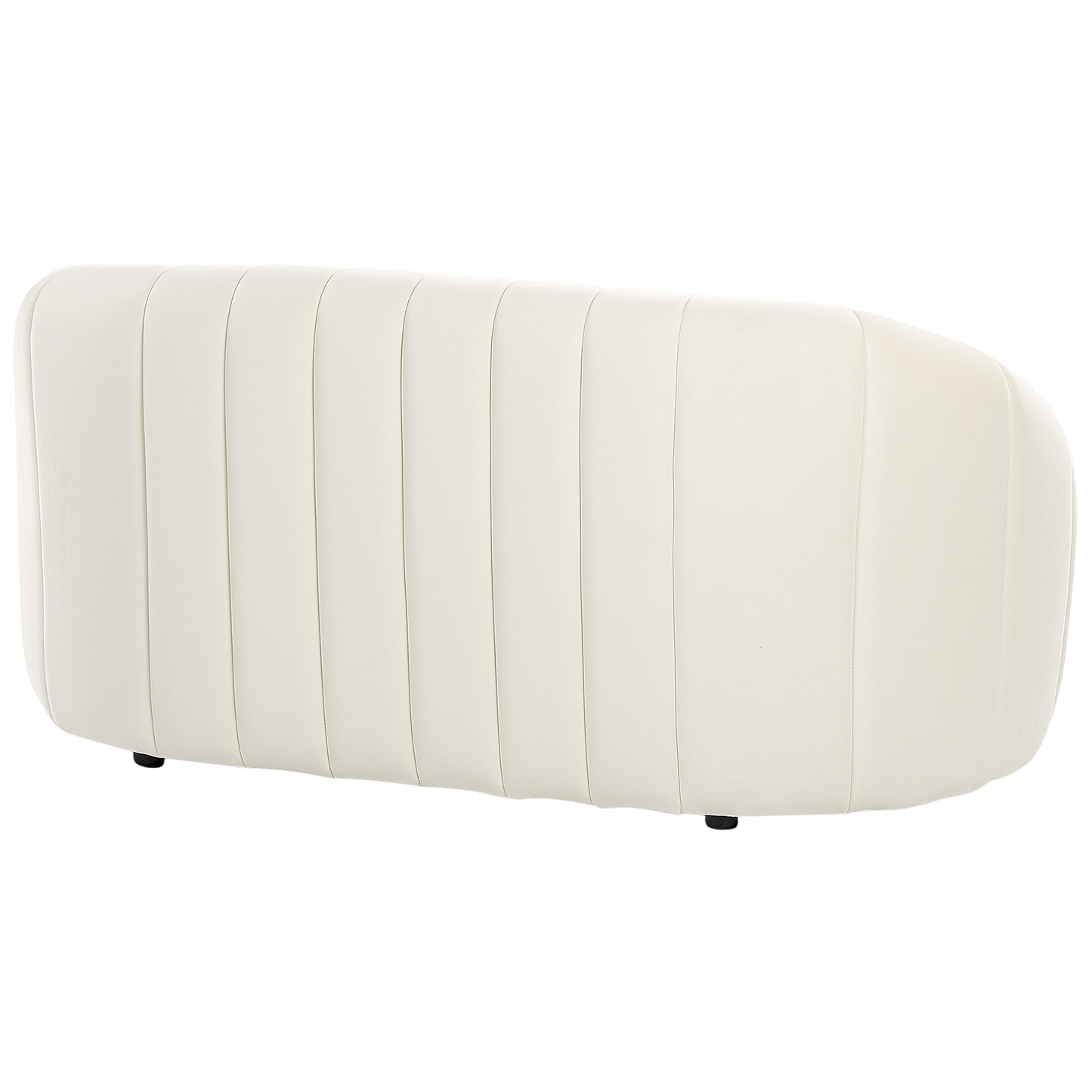 Sofa Set Samtstoff cremeweiss 6-Sitzer MALUNG