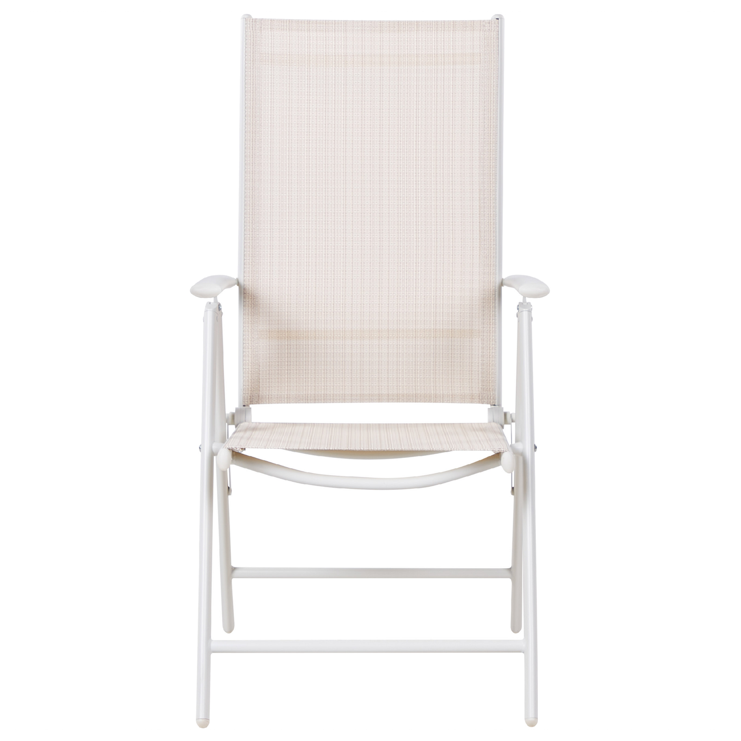 Gartenstuhl 6er Set CATANIA Metall Beige