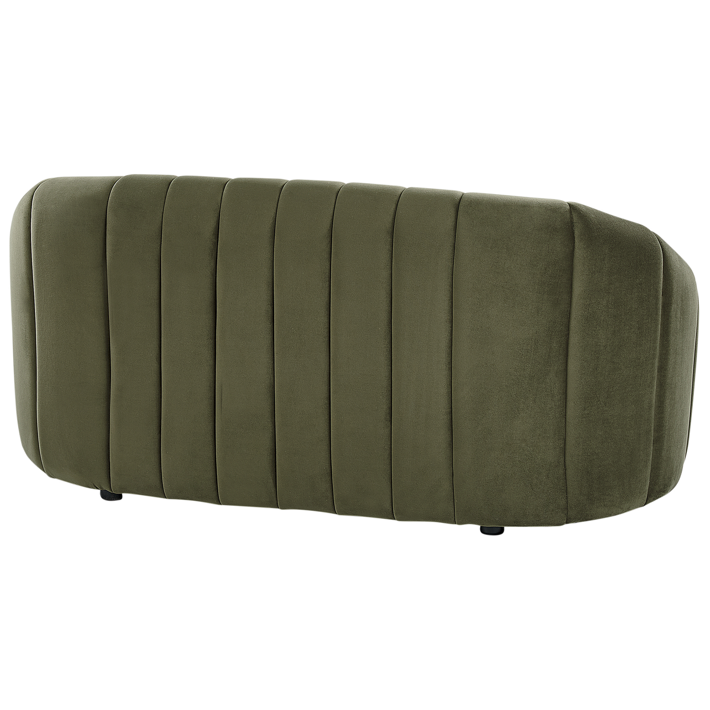 2-Sitzer Sofa Samtstoff dunkelgrün MALUNG