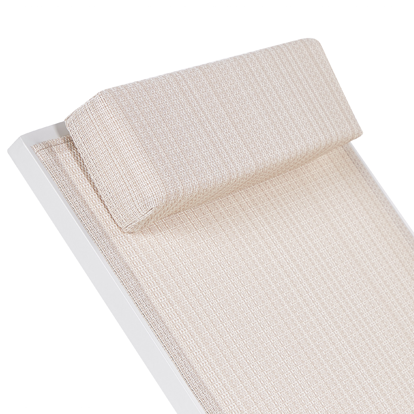 Gartenliege Aluminium Textilbespannung beige CATANIA II