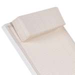 Gartenliege Aluminium Textilbespannung beige CATANIA II